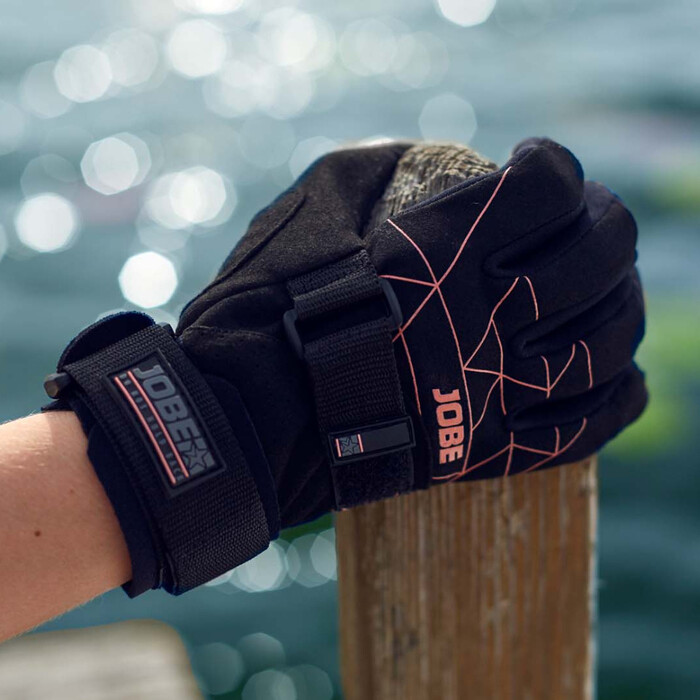 2024 Jobe Mens Stream Gloves - Black / Red